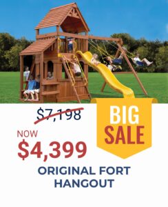 Mississippi Play Sets Original Fort Hangout Shivers Buildings Swing Set Tree House