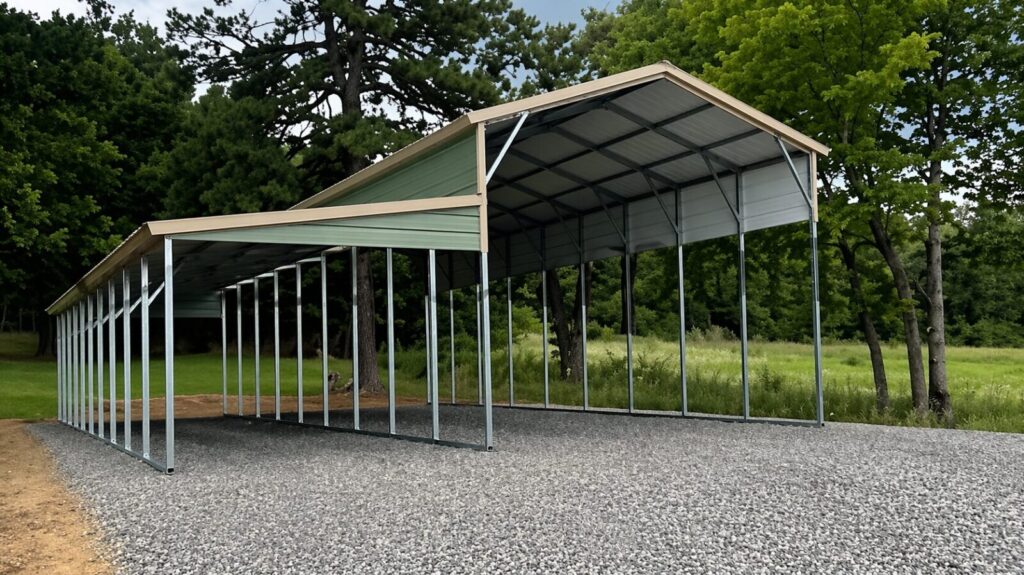 Shivers Buildings Metal Carports and RV Covers in Mississippi